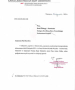 Przesłanie dokumentacji do Prokuratury Krajowej Przesłanie dokumentacji do Prokuratury Krajowej