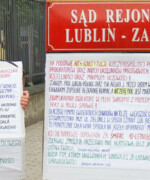 Pikieta pod Sądem Rejonowym w Lublinie